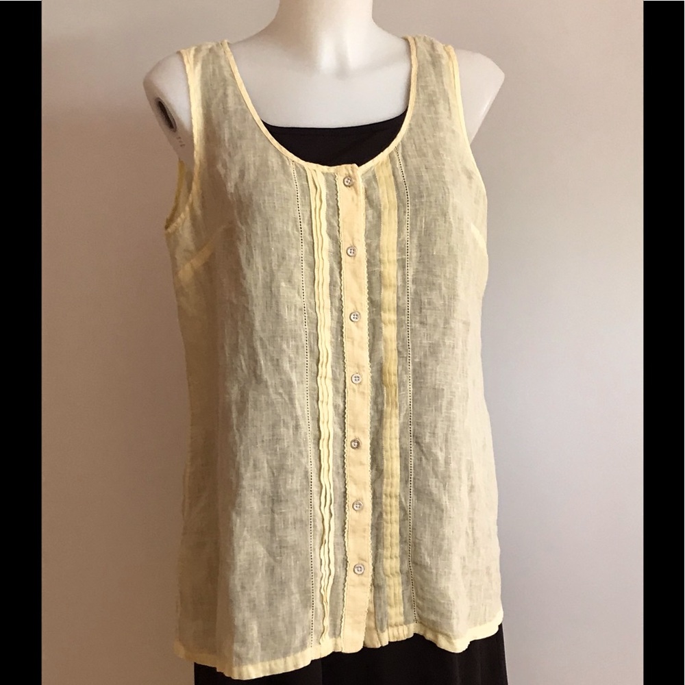 Tommy Bahama Like New Women’s Large 100% line summer top